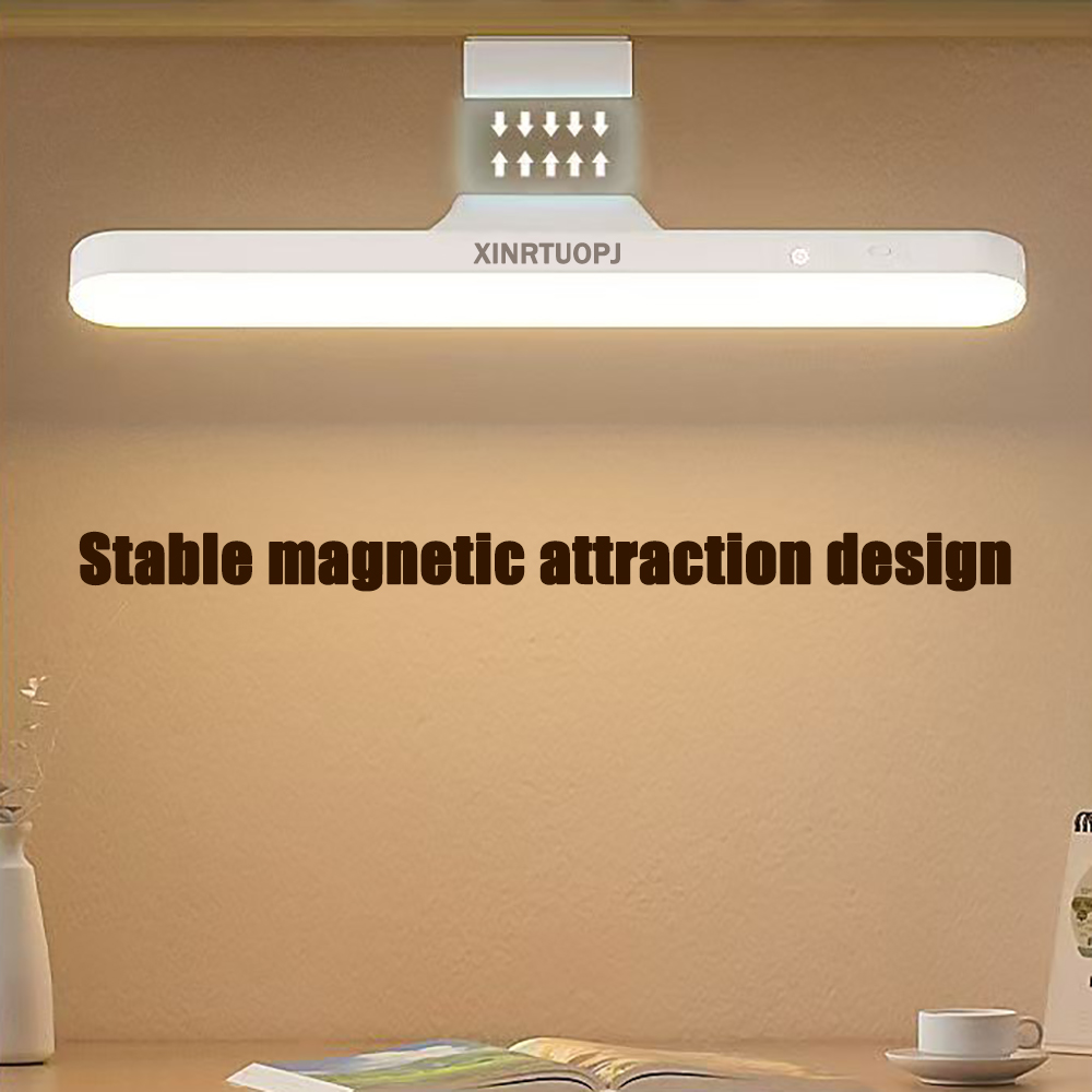 XINRTUOPJ Dimmable LED Luminaires, Magnetic Attachable USB Charging LED Light Bar, Eye Care Lamp for Student Desk Study, Bedroom Bedside Reading, Dormitory