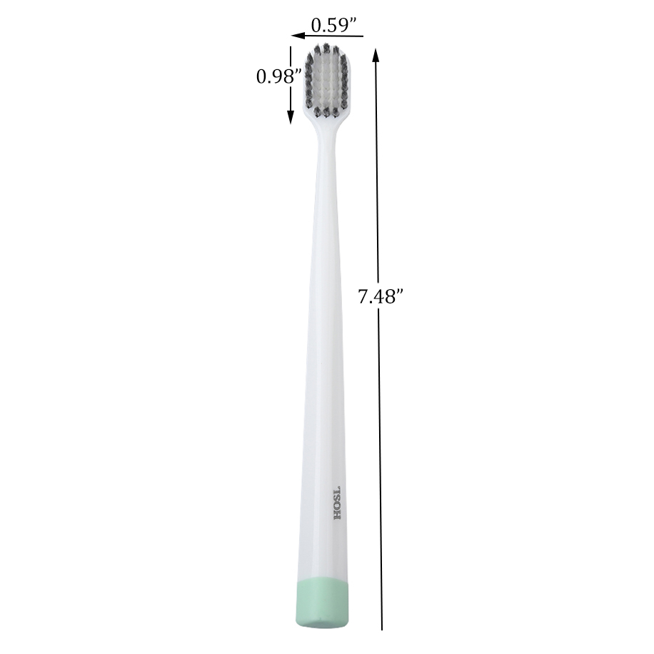 HOSL Super soft bristle toothbrush unisex fine bristles high value head toothbrush.