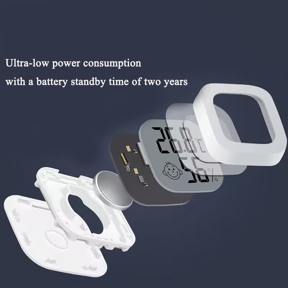 FUNTALKER Hygrometers,Mini Air Comfort Indicator Humidity Temperature Monitor for Home,Office.