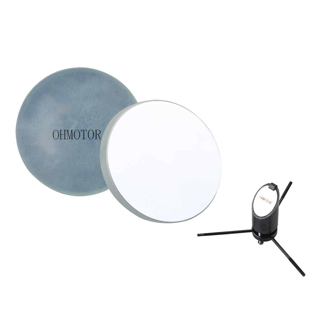 OHMOTOR Telescope Reflector Mirror, Student Refracting Astronomical Telescope DIY Accessories,Main Mirror 900mm, Secondary Mirror 25mm, Newton Reflector Spherical Mirror DIY Astronomical Telescope Mirror Kit