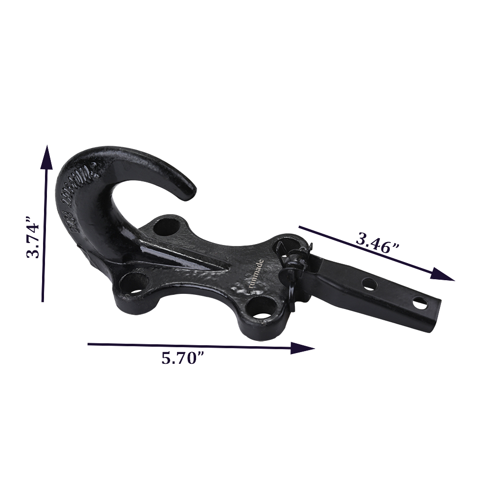 runmade Truck trailer hook front and rear tow hook Dongfeng Jianghuai Dayun three-ring Tianlong KLVL vehicle trailer hitch.