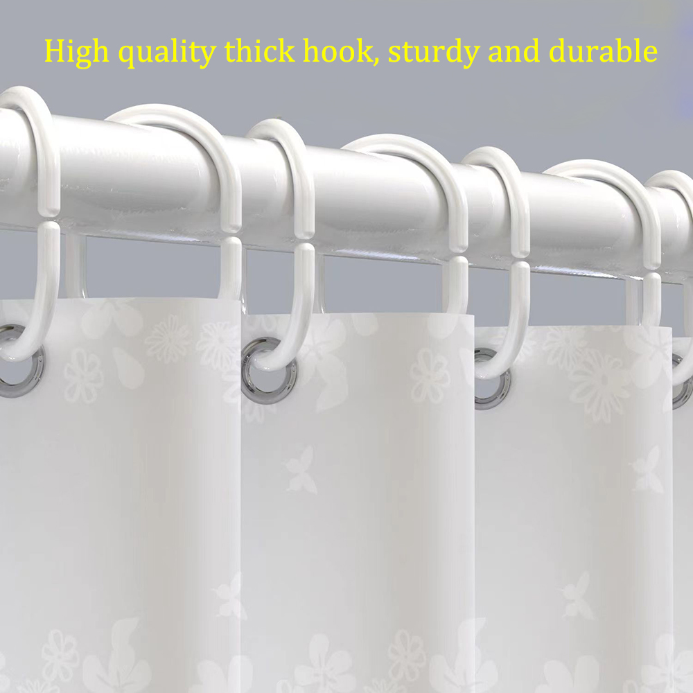 Lifaith Plastic curtains, household curtains, waterproof and mold resistant shower curtains, no punching required