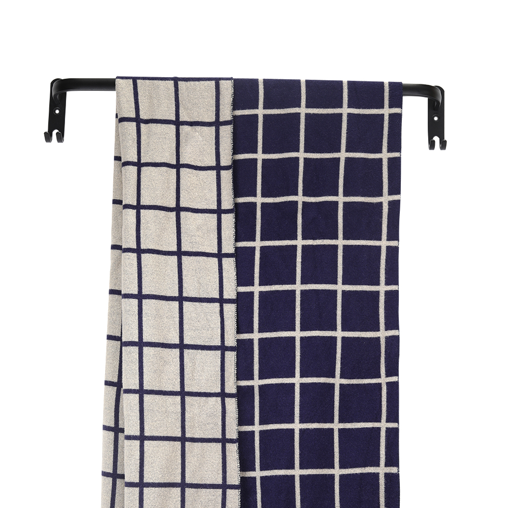 BRING ON THE SUNSHINE AUTUMN AND WINTER NEW WOMEN'S DOUBLE-SIDED STITCHING CLASSIC LATTICE CASHMERE IMITATION SCARF FOR WOMEN.