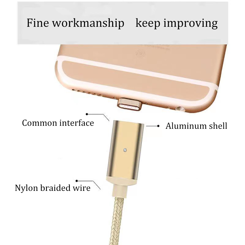 Mushan Mobile phone auxiliary line with magnetic suction, suitable for many kinds of mobile phone auxiliary line.