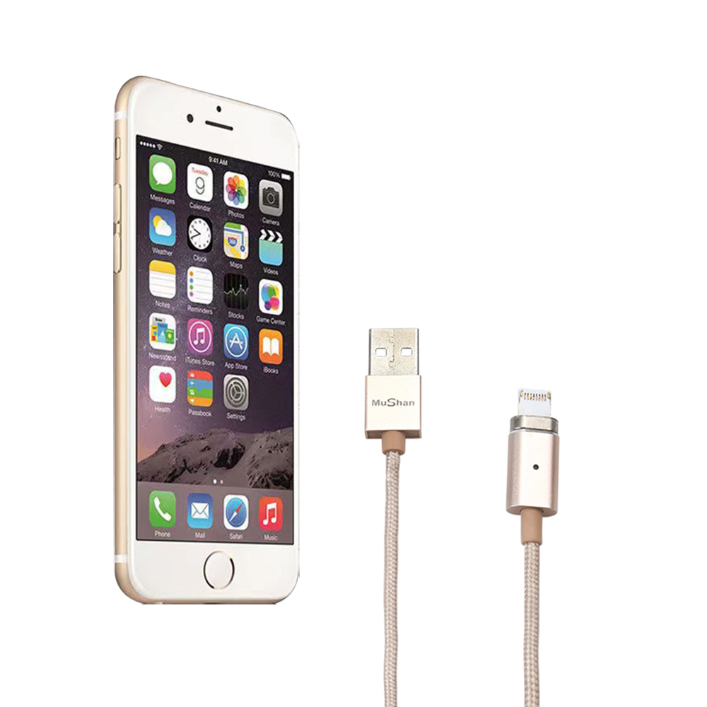 Mushan Mobile phone auxiliary line with magnetic suction, suitable for many kinds of mobile phone auxiliary line.