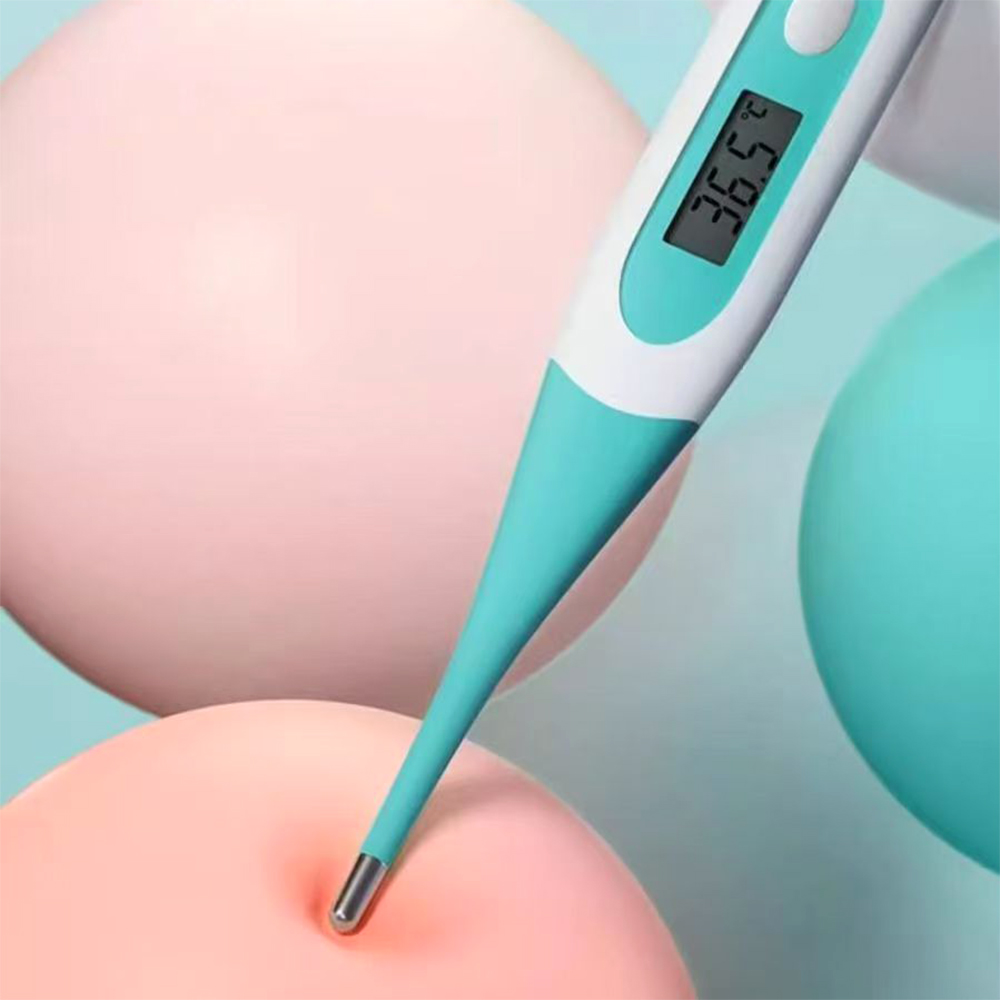 KMISE Digital Body Thermometer, High Precision Thermometers for medical purposes with LCD Display, Fast Reading Oral & Underarm Thermometer for Fever, Home and Travel Use for Adults and Kids