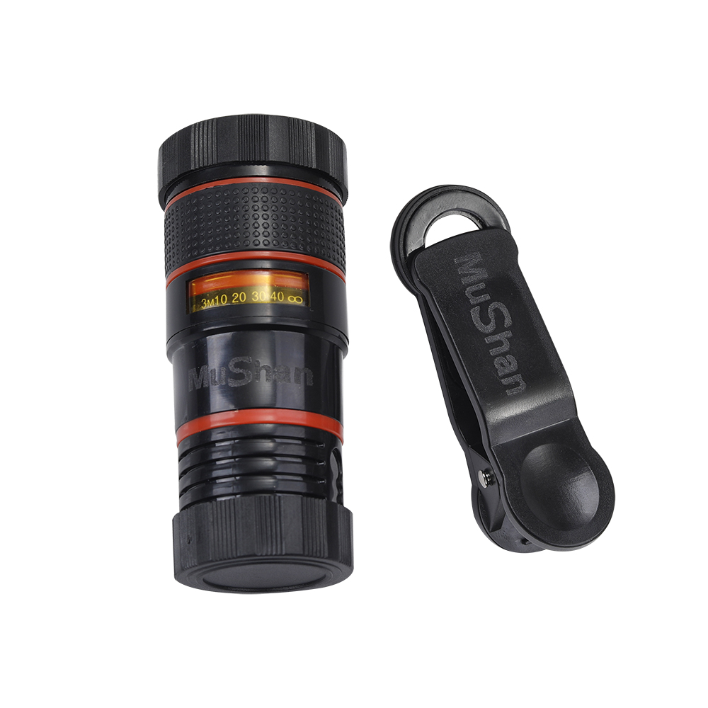 Mushan Camera Lens Auxiliary Eightfold Mirror Glass Lens Ultra HD Photo Telescope.