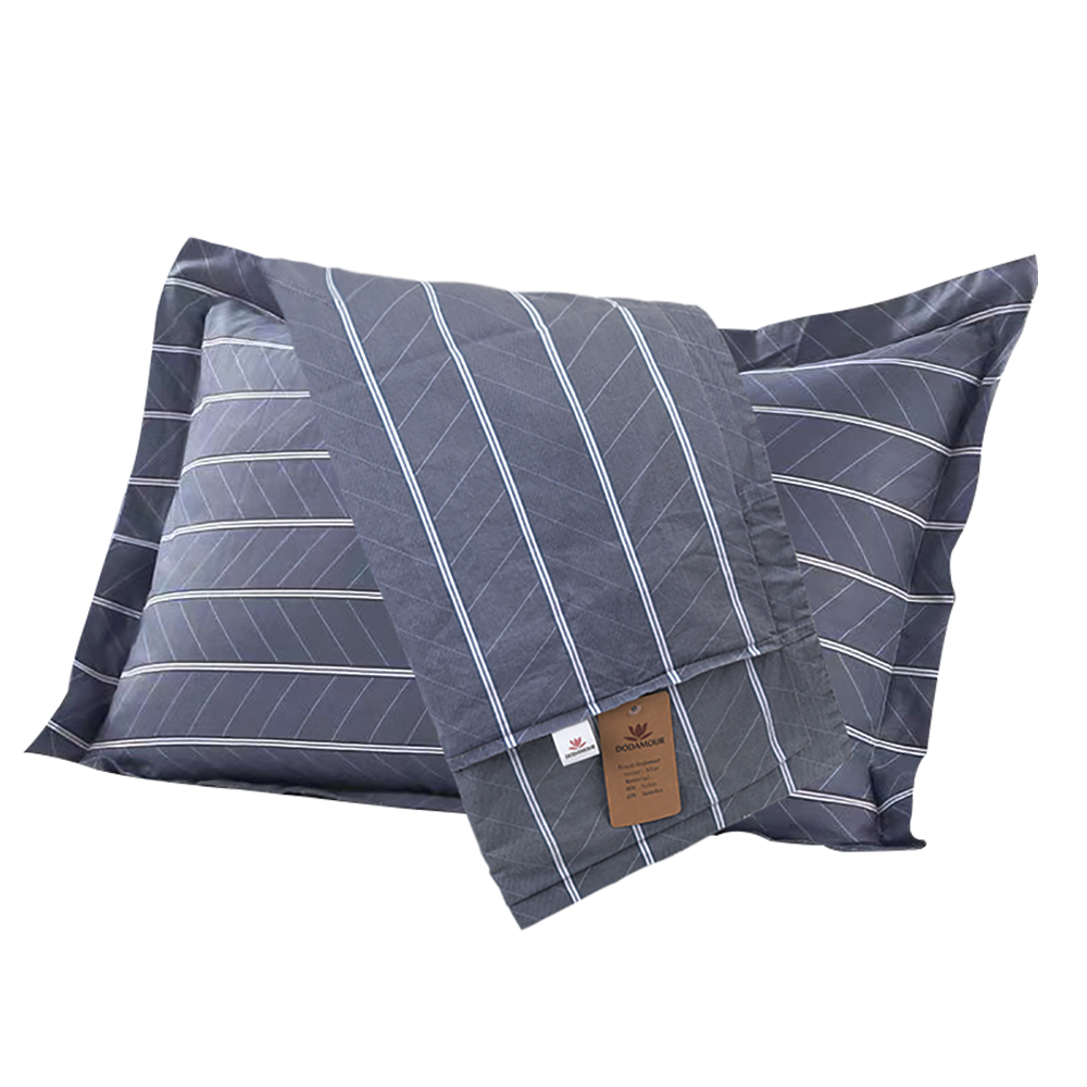 Dodamour 100% Cotton Pillowcases Pair of Twill Pillowcases 48x74CM.