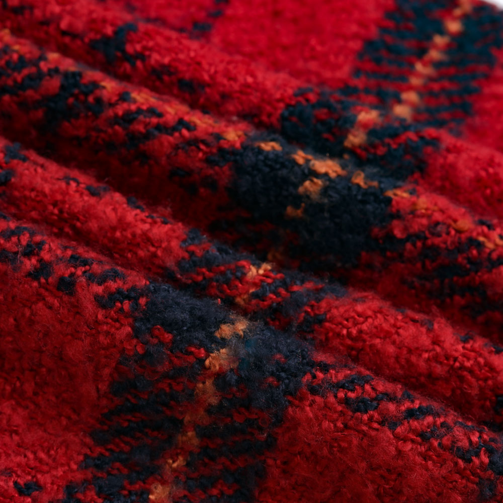 coffee&christmas music Scarf-Women Red Classic Tartan Plaid Scarf Soft - Warm.