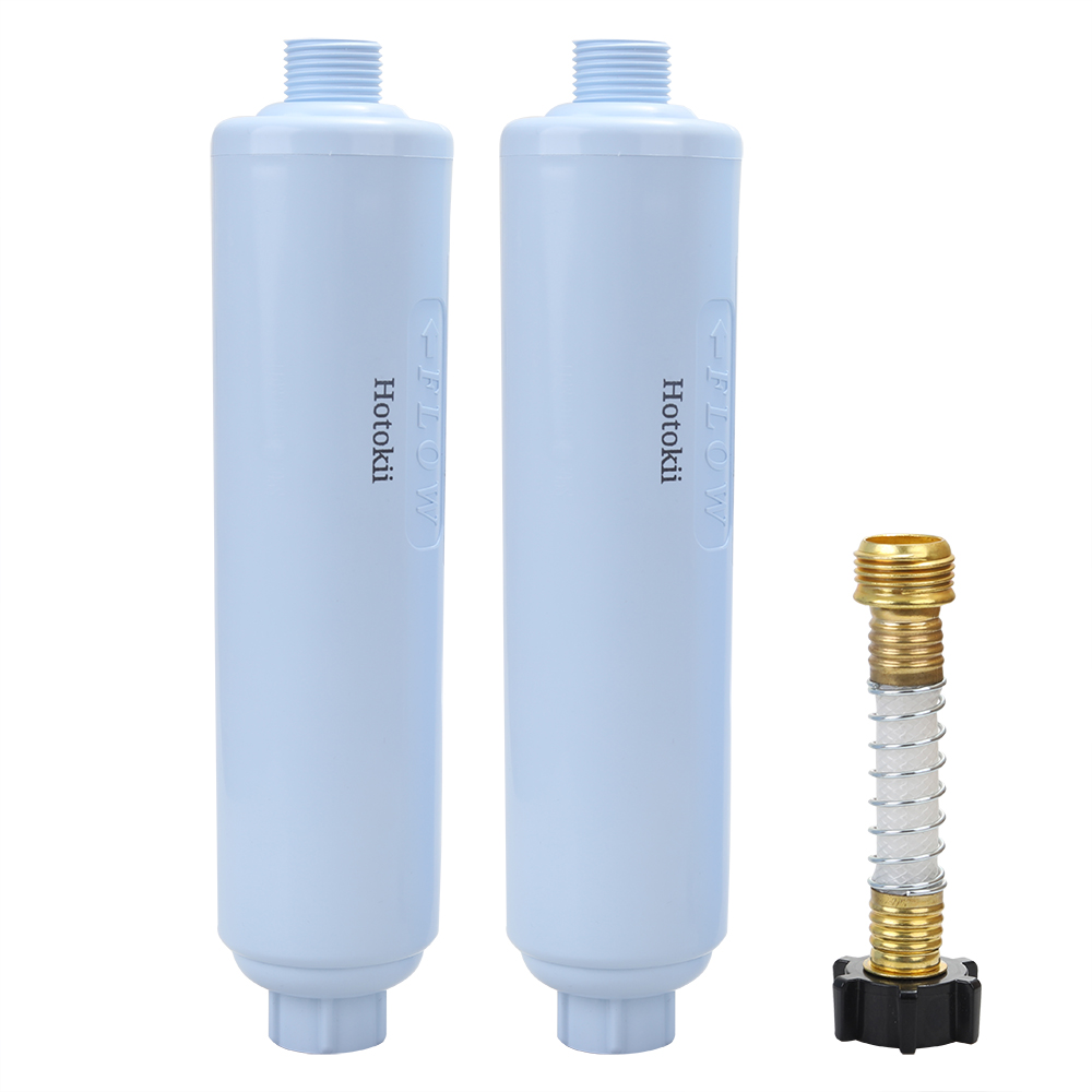 Hotokii Water filters,Portable water filter with Flexible Hose Protector for homes, offices, RVs, camping.