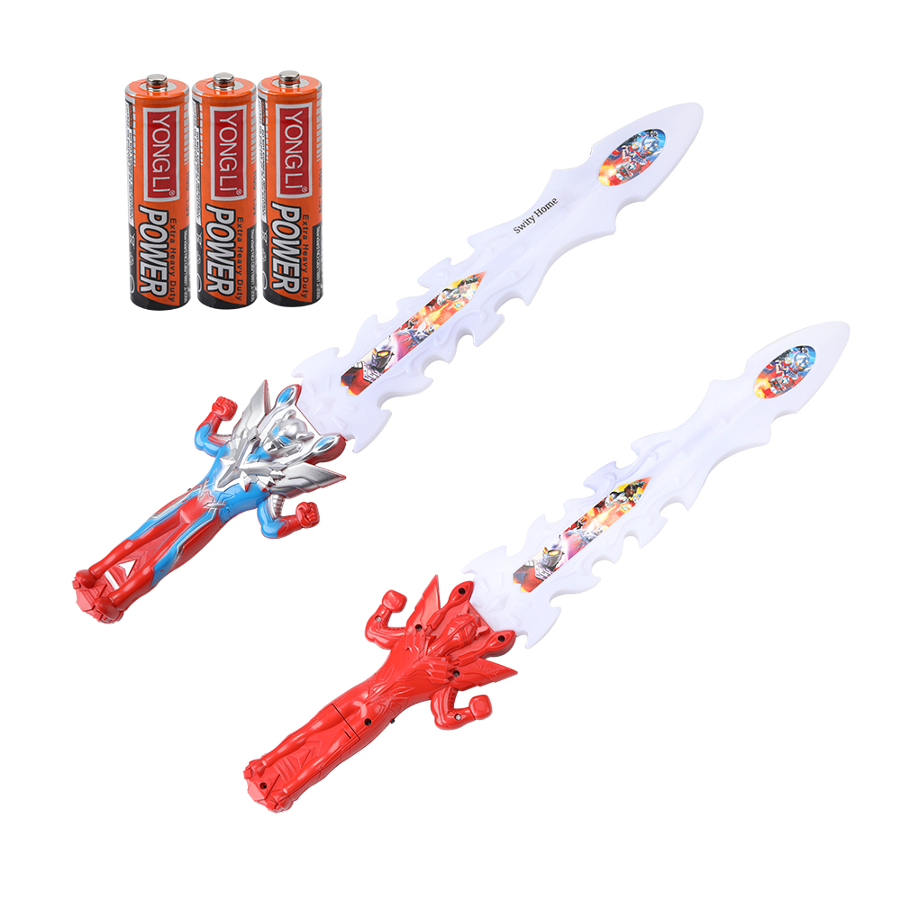 SWITY HOME CHILDREN'S TOY SWORD ULTRAMAN FLASH SWORD COMES WITH MUSIC CYROB SWORD MODEL TOY SWORD