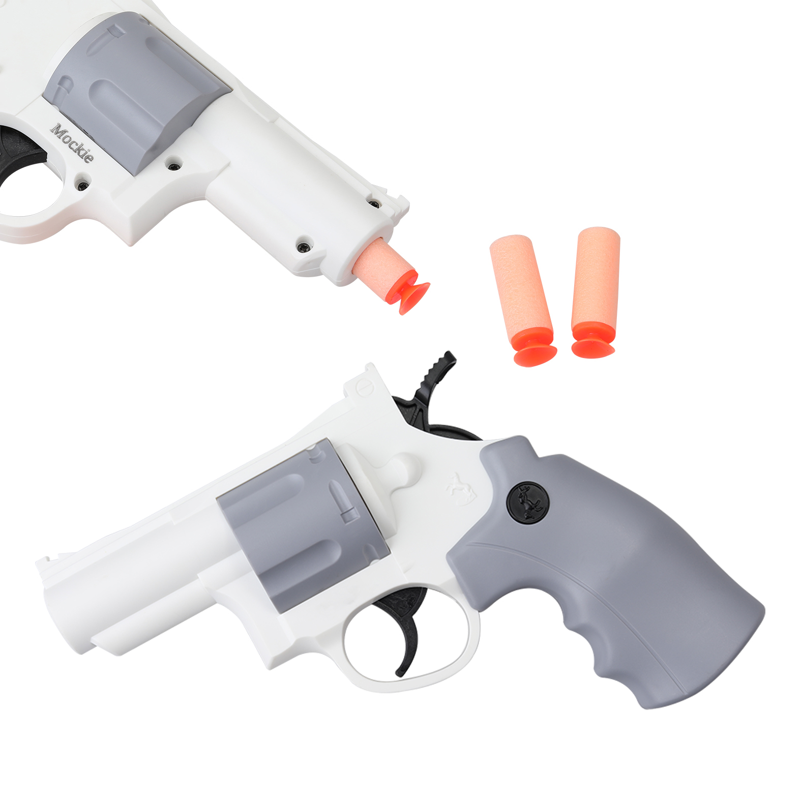 Mockie Children's toy pistol simulation gun toy battle shooting sponge bullet small pistol