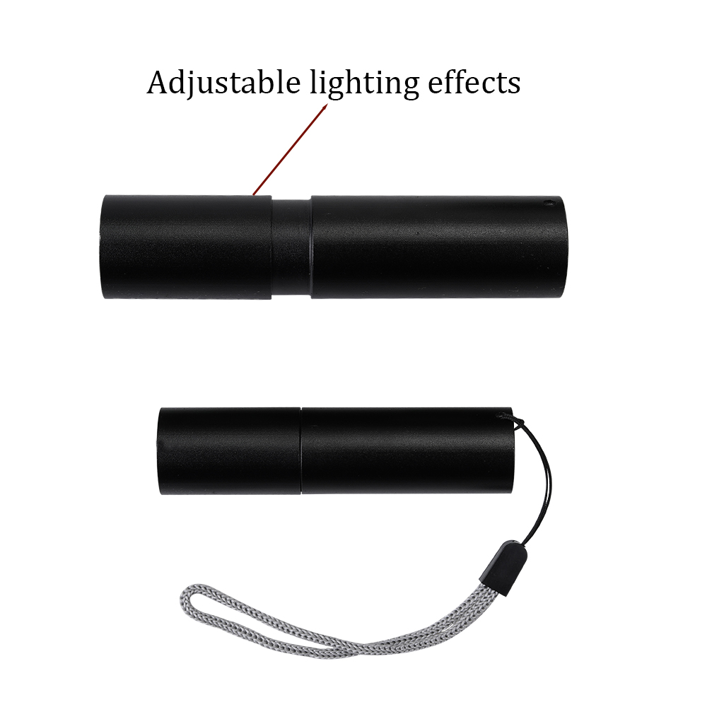 Neonium Mini flashlight three-speed adjustable USB rechargeable easy to carry.