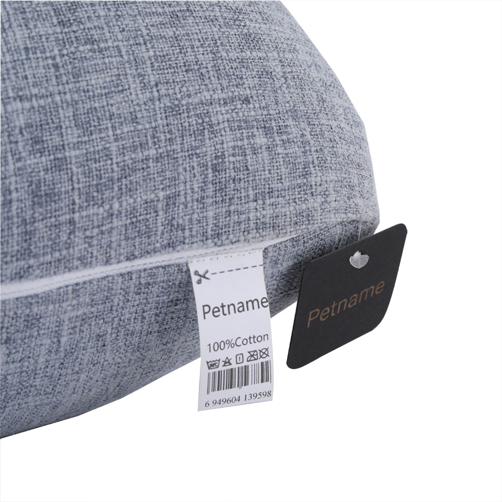 Petname Chiropractic Cervical Pillows in Poly Cotton, Zipper Access for Comfort Adjustment 2pcs