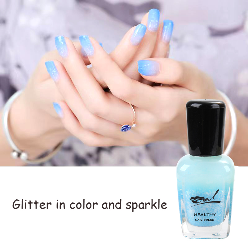 MUCAL Warm color-changing nail polish lasting non-toxic no lighting nail polish.