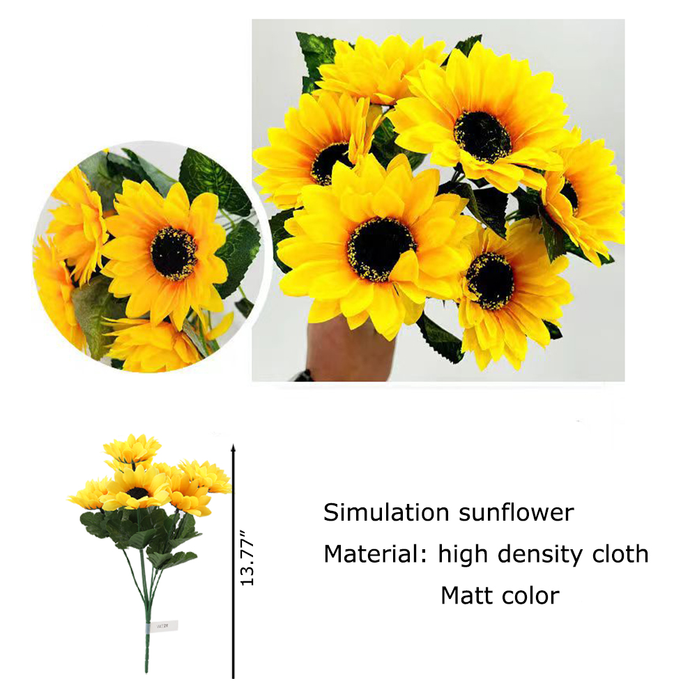VATIN Artificial flower artificial flower sunflower interior decoration.