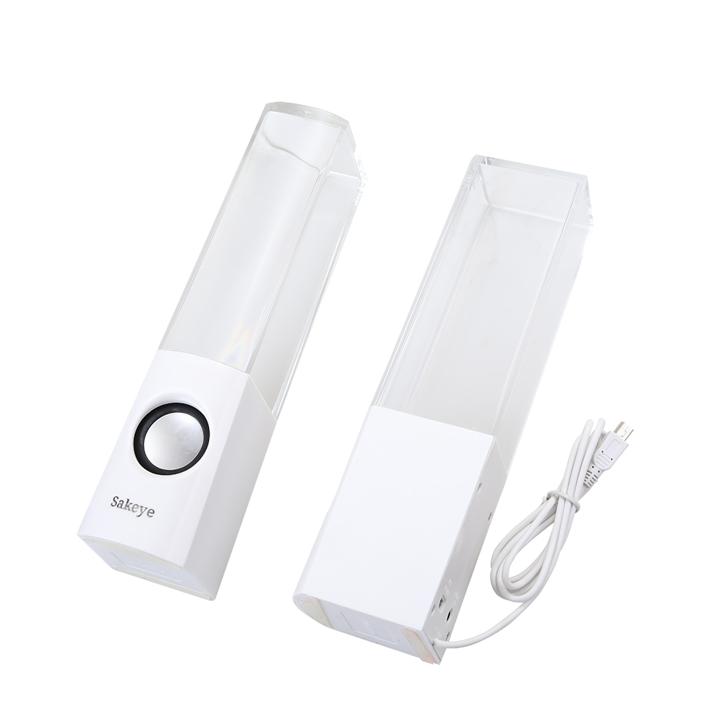 Sakeye Creative fountain audio speaker audio colorful lights subwoofer bluetooth small speaker.