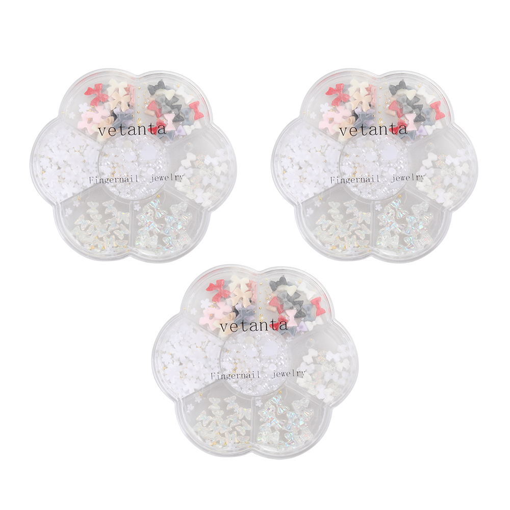 vetanta New nail jewelry a variety of styles combination of nail jewelry.