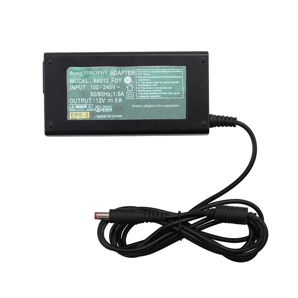 YURCIPWE 12V5A Power adapters for computers monitor power supply line by hard disk.