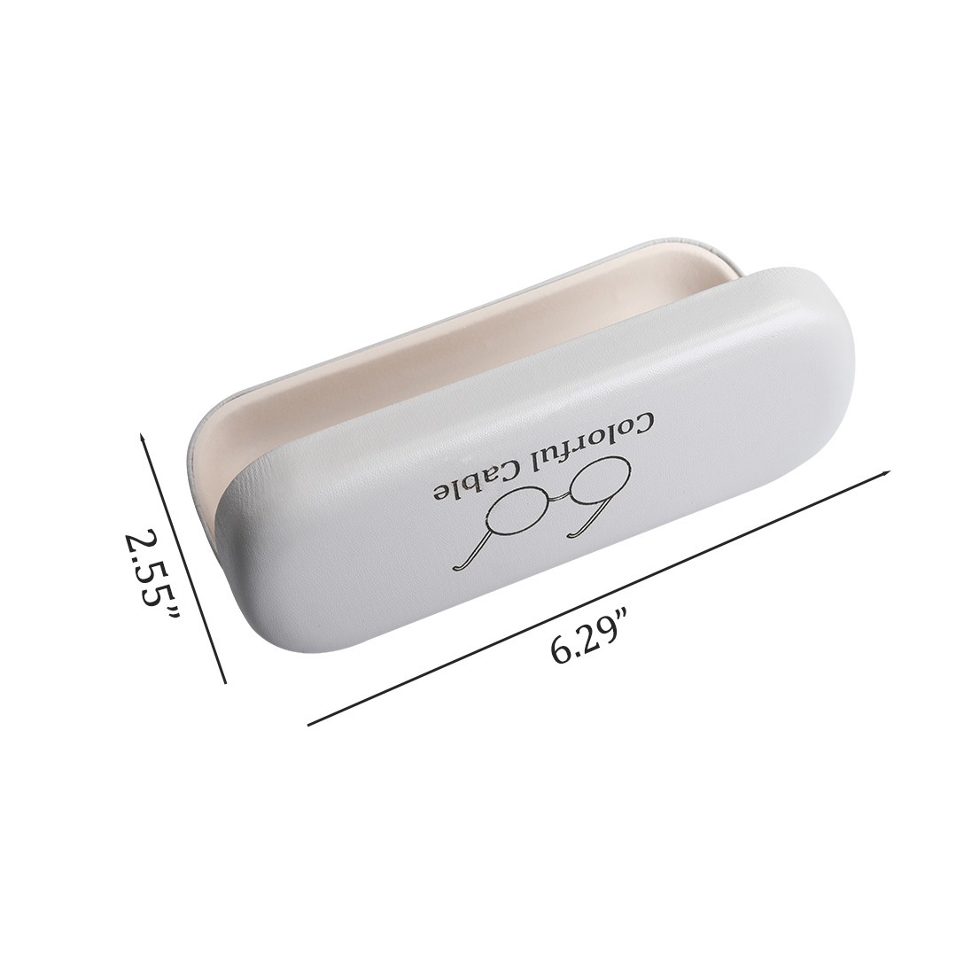 Colorful Cable Minimalist model eyeglass case with a variety of glasses storage box thickened section.