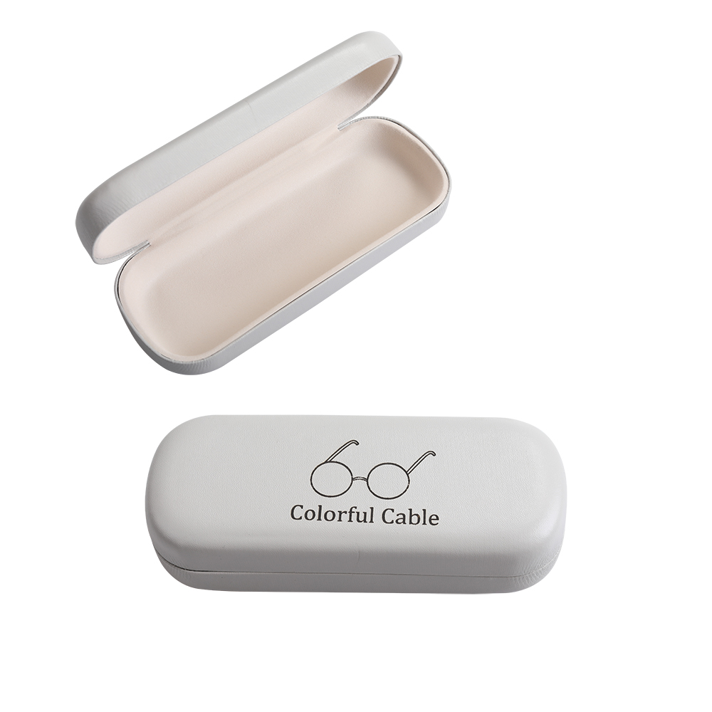 Colorful Cable Minimalist model eyeglass case with a variety of glasses storage box thickened section.