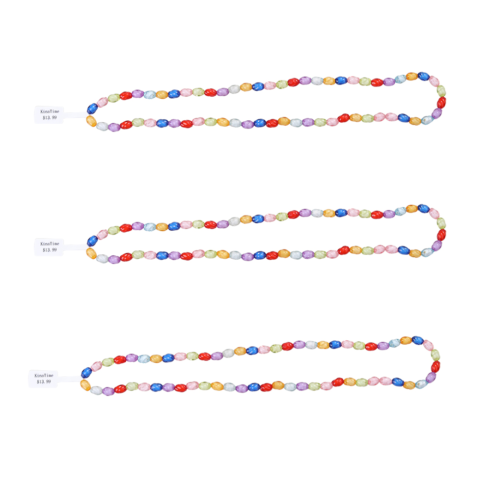 KinaTime Necklaces,Multi-color Faceted Crystal Necklace Women Gemstone Necklace 18"