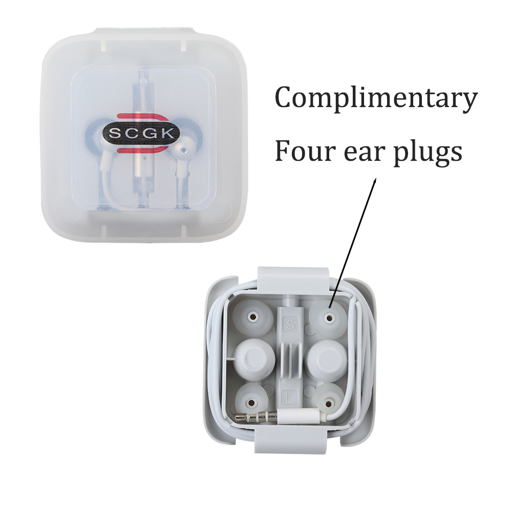 SCGK Headphones for cell phones or cell phones with a variety of cell phones universal high quality in-ear