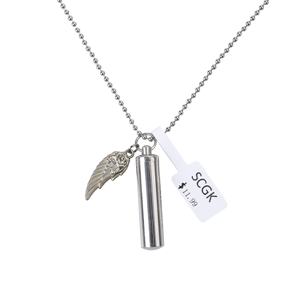 SCGK Necklace can be worn by both men and women versatile models with clothes trendy models