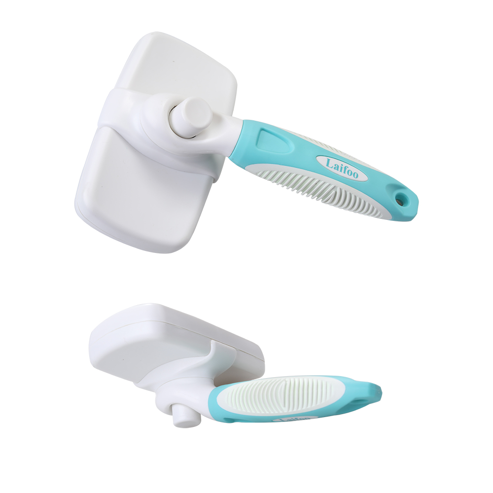 Laifoo Brush, Self Cleaning Brushes,Pet Grooming Tool for Medium & Large Dogs Cats.