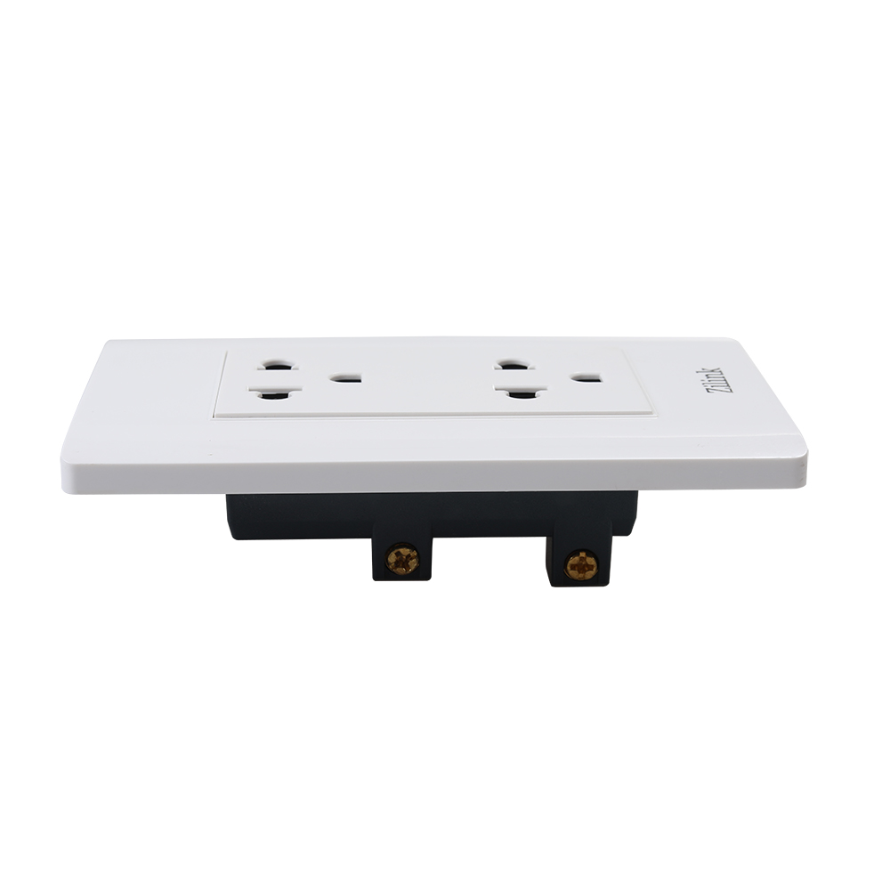 Zilink Power outlet face two-connection panel 15A three-hole panel power outlet.