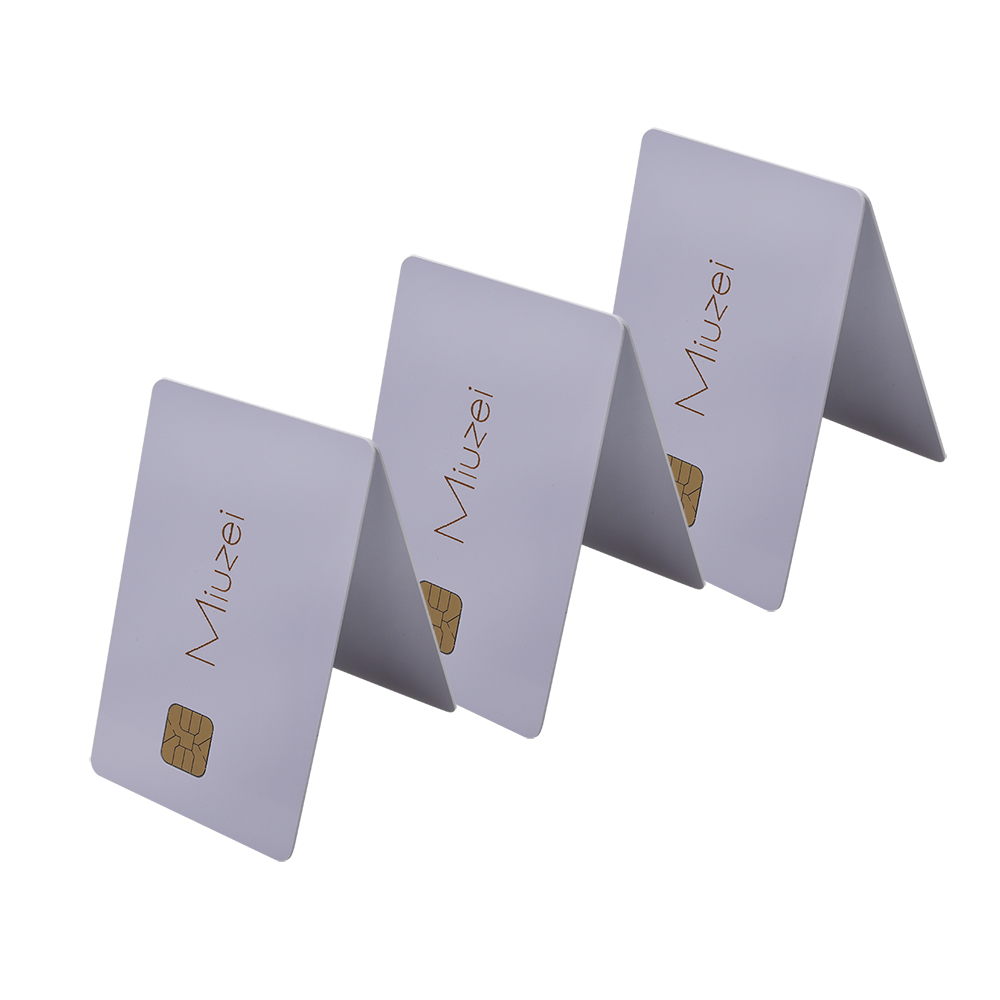 Miuzei Blank integrated circuit cards,J2A040 chip card PVC with magnetic stripe blank IC card.