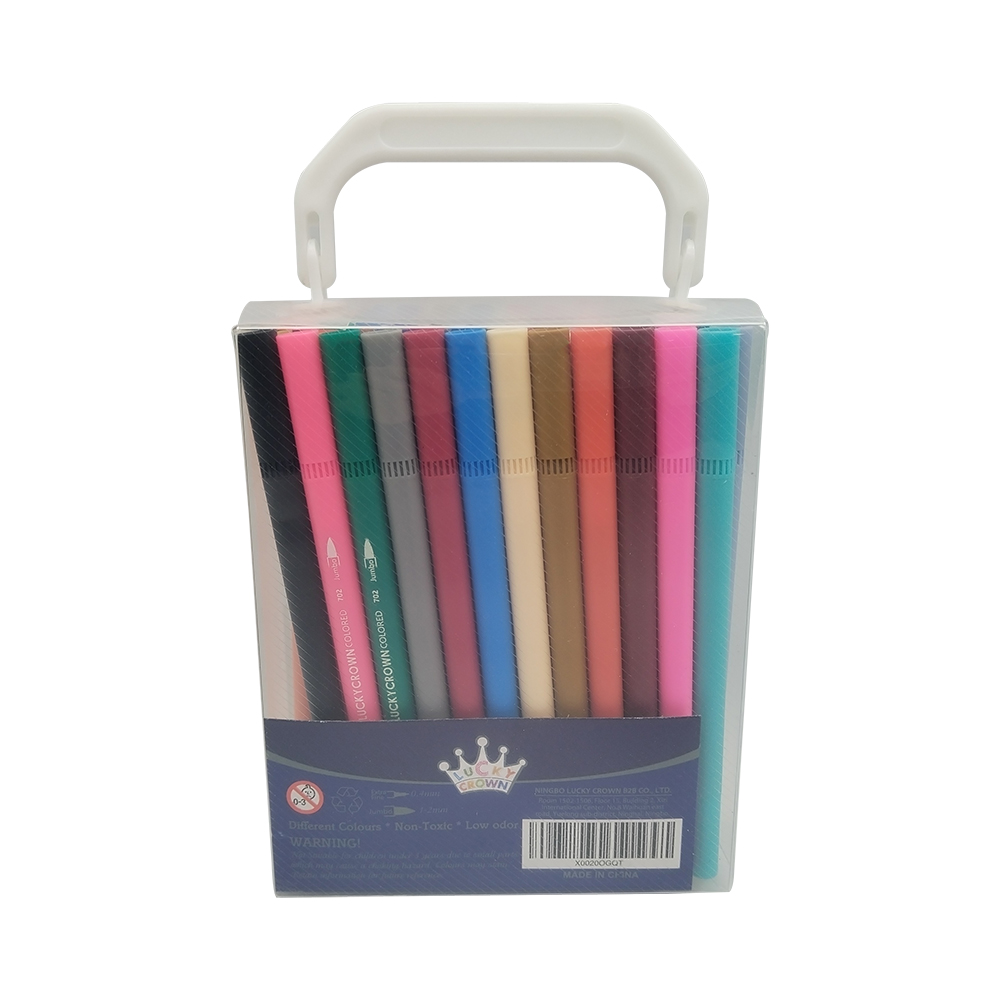 LUCKY CROWN 60 Color Dual-Tip Drawing Pen Set,Kids Adults Artist Watercolor Pens for drawing,writing, marking, bullet journaling, hand-drawn cards, DIY.