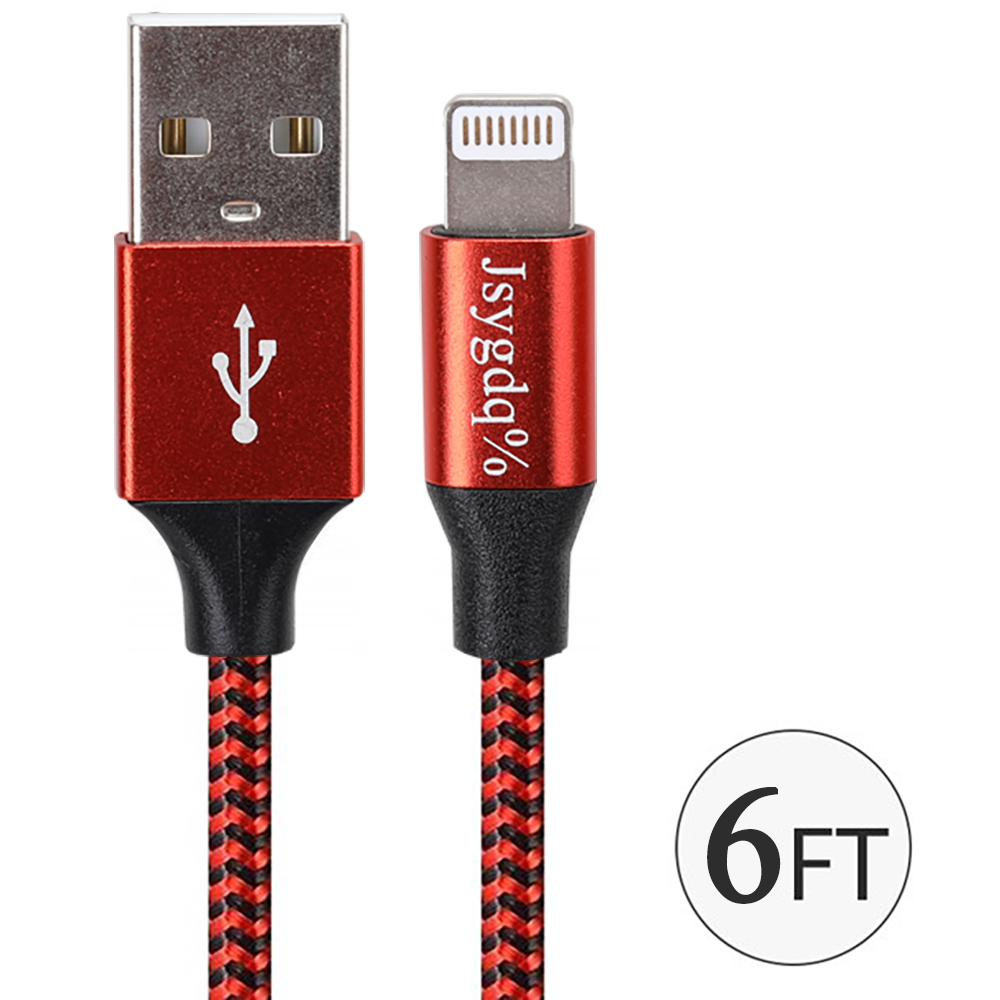 Jsygdq% USB cables, 6FT Fast Charging High-Speed Data Sync Cord USB cables for iPhone 14 13 12 Pro Max/SE/11/11 Pro/11Pro Max/XS/XR/8/7/6S Plus, iPad mini, iPro Air.