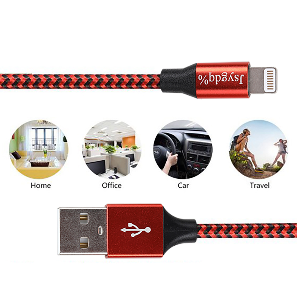Jsygdq% USB cables, 6FT Fast Charging High-Speed Data Sync Cord USB cables for iPhone 14 13 12 Pro Max/SE/11/11 Pro/11Pro Max/XS/XR/8/7/6S Plus, iPad mini, iPro Air.