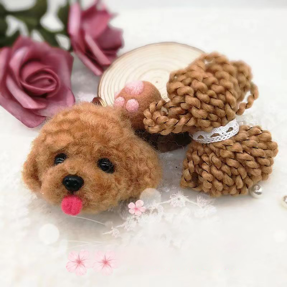 Wowelife Spun wool, Handmade DIY felted wool yarn for various DIY projects such as yarn balls, knitting, crocheting, felting, and other crafts.