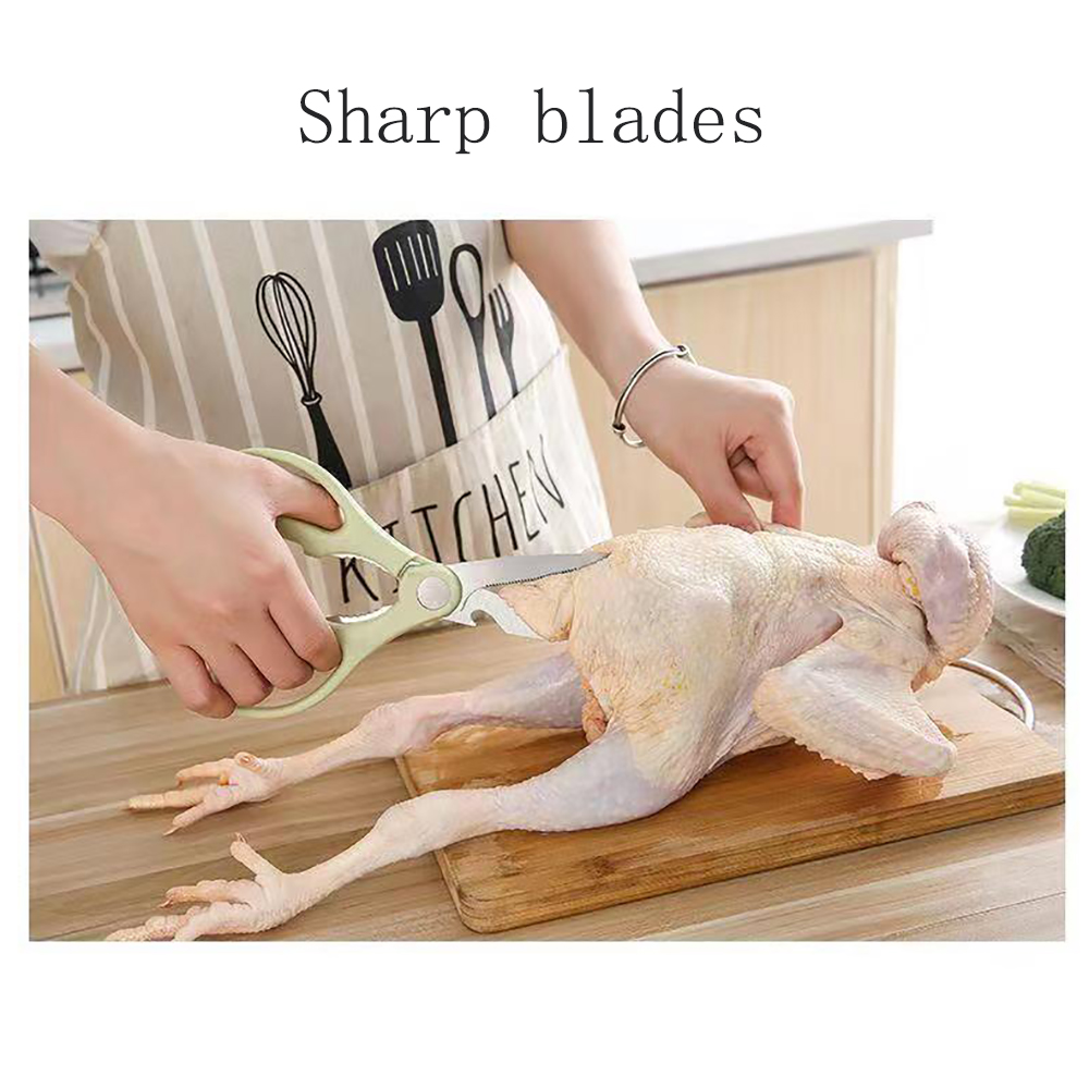 Tattoo Transfer Household scissors kitchen special strong stainless steel chicken bone scissors food special scissors.