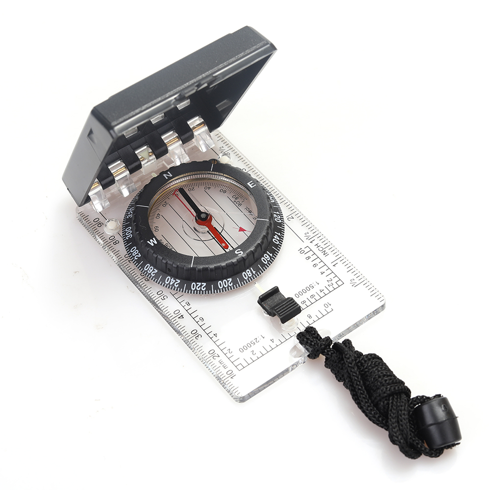 FUNTALKER Directional Compasses,Outdoor Portable Multifunctional Ruler compass with magnetic declination adjustment function.
