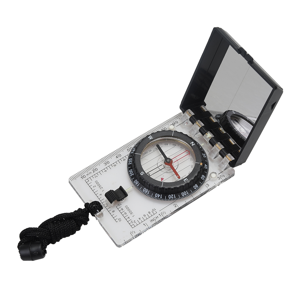 FUNTALKER Directional Compasses,Outdoor Portable Multifunctional Ruler compass with magnetic declination adjustment function.