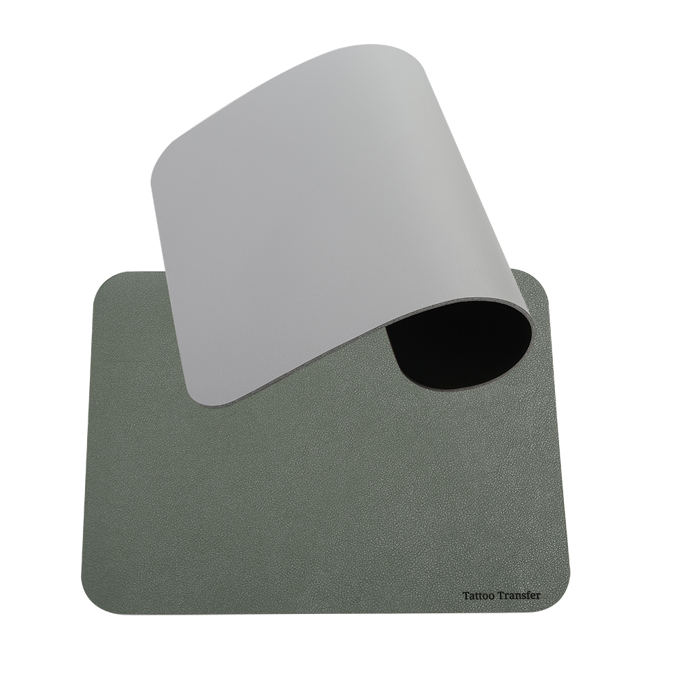Tattoo Transfer Mouse pads, PU Leather Dual Side Waterproof Mouse Pad for Home,office.