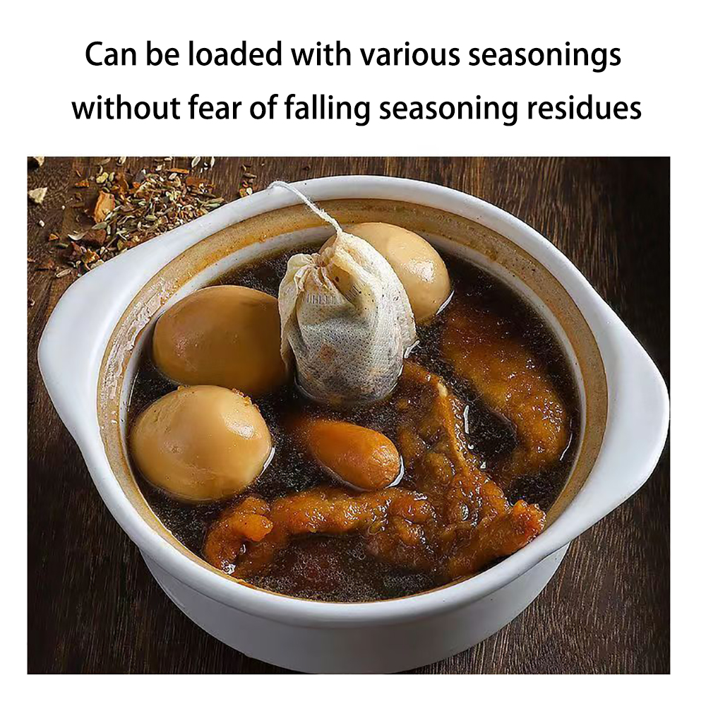 BlueSnail Disposable Tea infusers, 6x8cm Food-Grade Safe Tea Soaker with Drawstring.