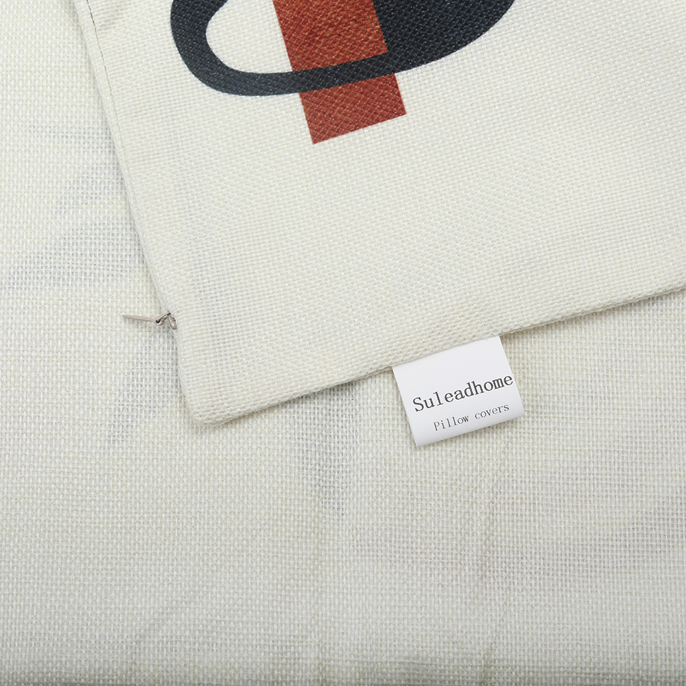 Suleadhome Pillow Cover, 22x22inch 2PC Linen Throw Pillows Covers for Couch Sofa Living Room Bed Bedroom.