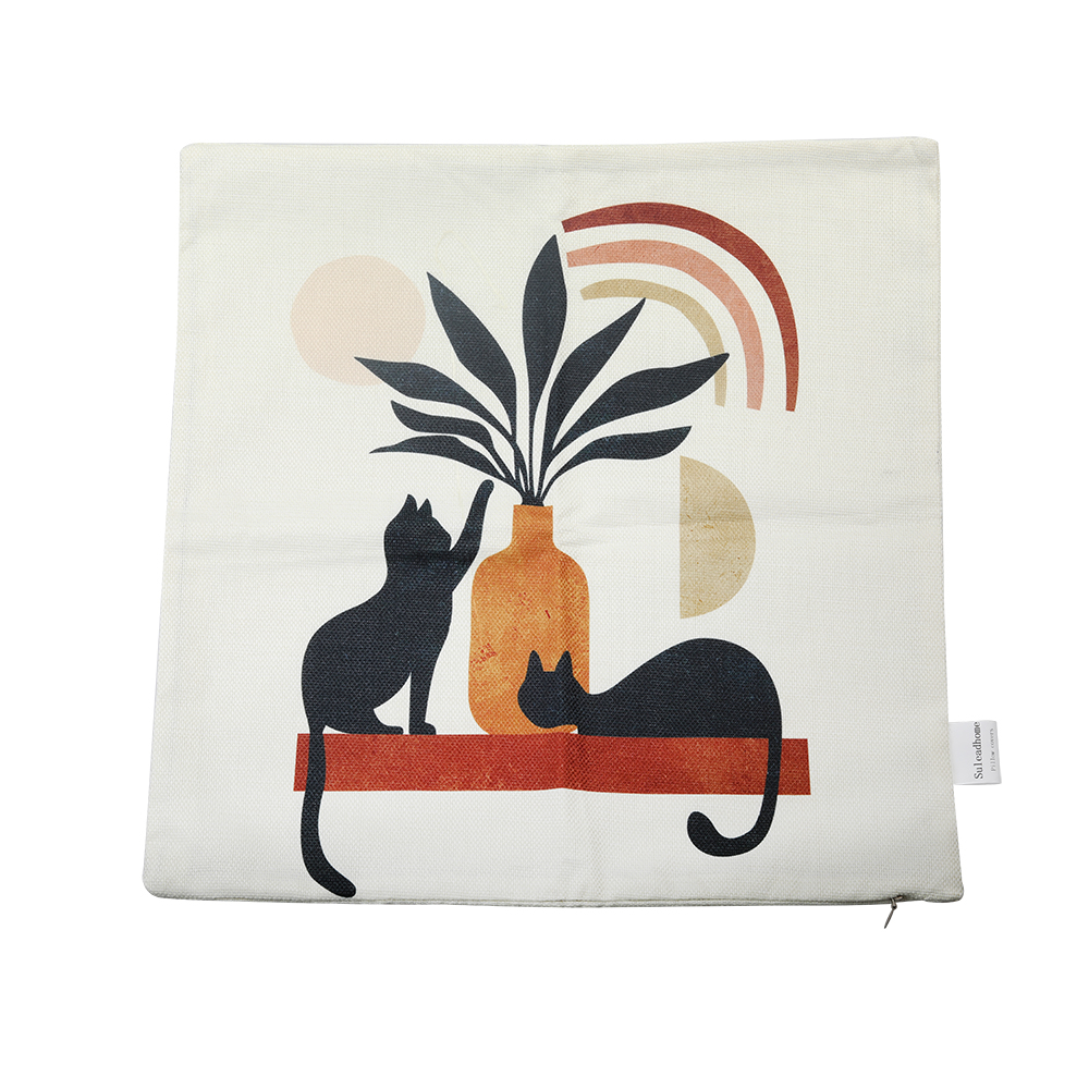 Suleadhome Pillow Cover, 22x22inch 2PC Linen Throw Pillows Covers for Couch Sofa Living Room Bed Bedroom.