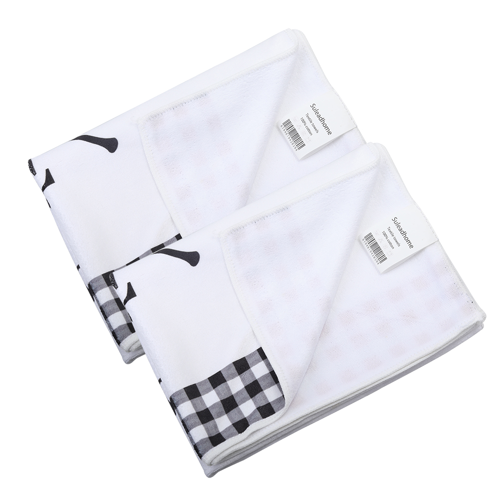 Suleadhome Textile towels,16 x 30inch 100% Cotton Highly Absorbent Quick Drying Towels for Hotel, and Bathroom.