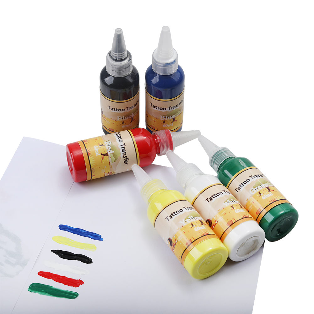 Tattoo Children's finger paint acrylic pigment non-toxic health 6 colors painting art supplies can be washed