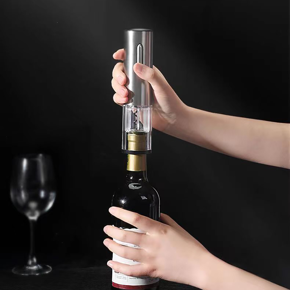 VLEN Electric Bottle openers, Rechargeable(Stainless Steel) Electric Wine Bottle Corkscrew Opener.