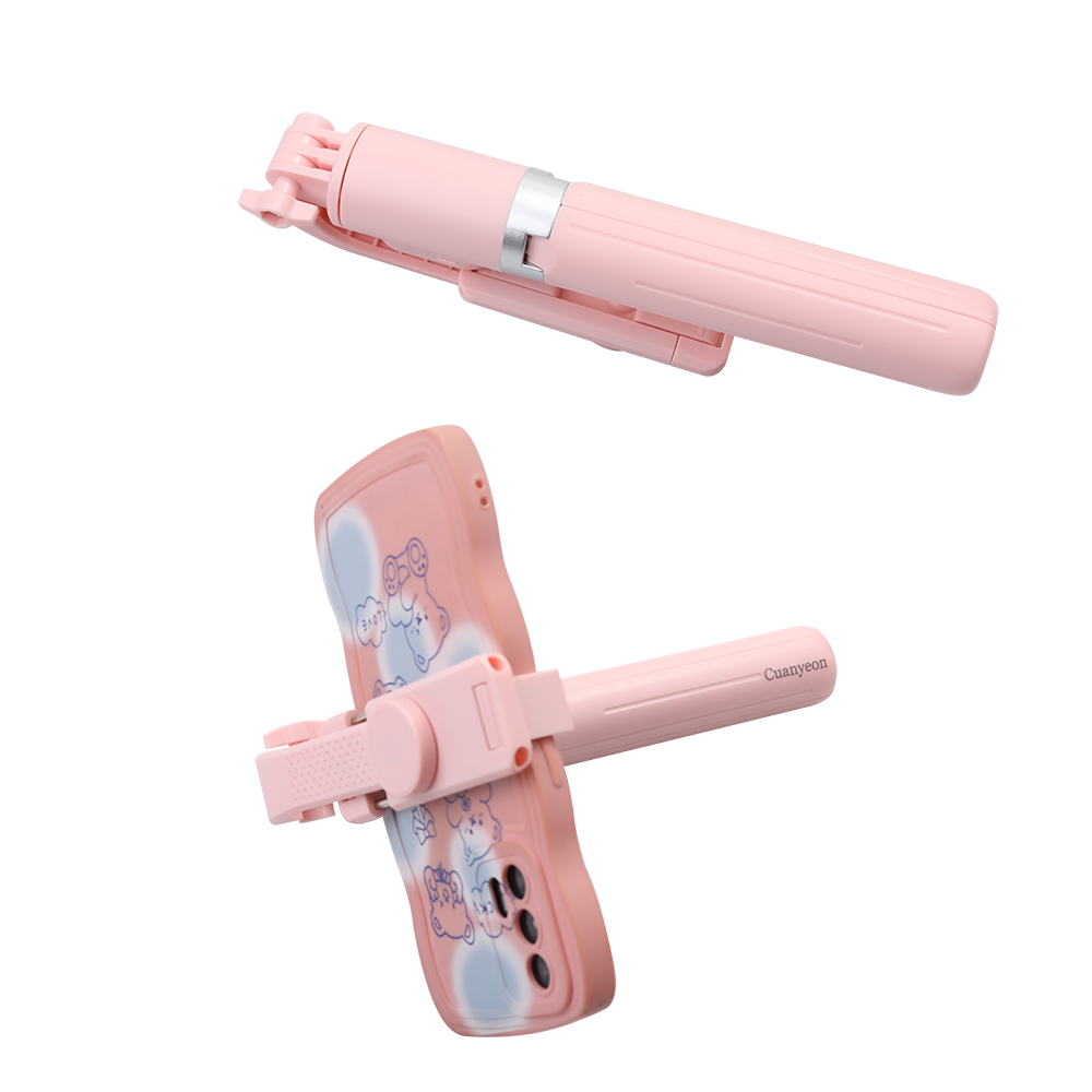 Cuanyeon Selfie Stick Tripod, 3 in 1 Telescopic Tripod Stand with Detachable Bluetooth Remote for iPhone/Galaxy/Huawei, etc.