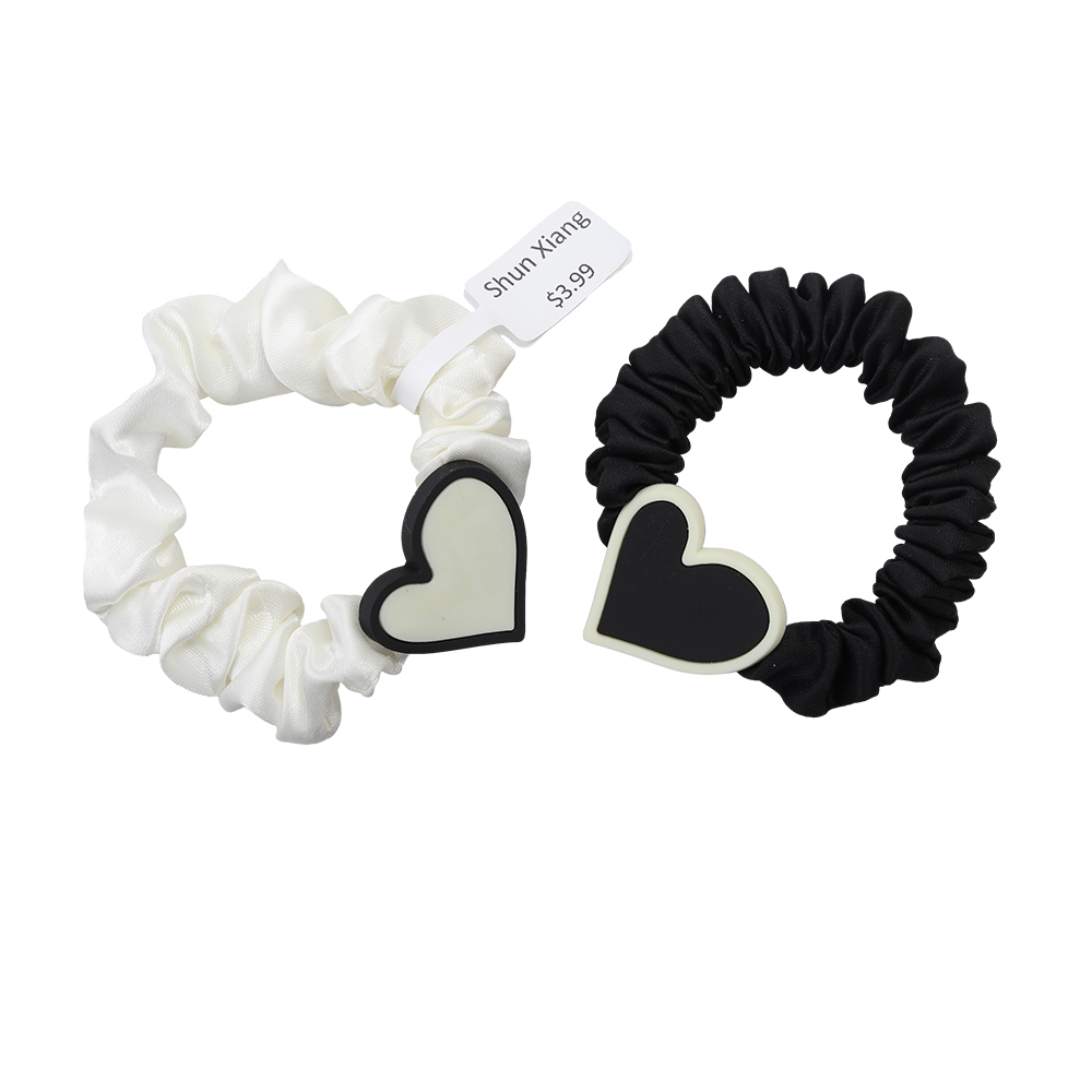 Shun Xiang Hair bands for Women,No-damage Hair Premium Satin Elastic Bands,Solid Color Elastic Bands for Girls.