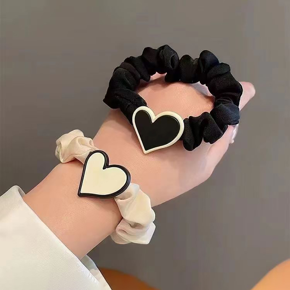 Shun Xiang Hair bands for Women,No-damage Hair Premium Satin Elastic Bands,Solid Color Elastic Bands for Girls.