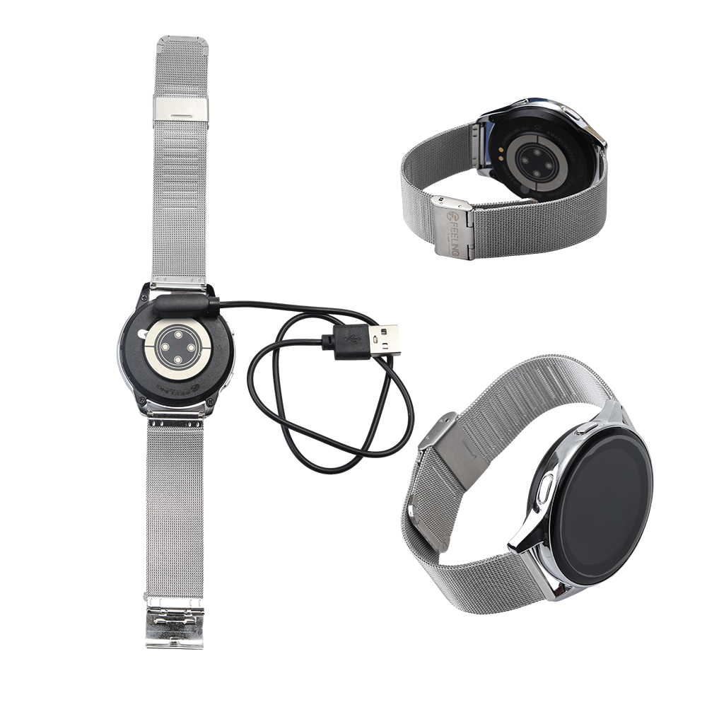 Feeling Eworld Smart Watches,HD Full Touch Screen Fitness Watch for Android iOS with Bluetooth Calling,GPS,Heart Rate/Blood Pressure Tracker,Multi-sport mode,Calorie,Sleep Tracking,Pedometer.