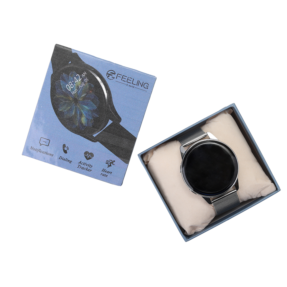 Feeling Eworld Smart Watches,HD Full Touch Screen Fitness Watch for Android iOS with Bluetooth Calling,GPS,Heart Rate/Blood Pressure Tracker,Multi-sport mode,Calorie,Sleep Tracking,Pedometer.